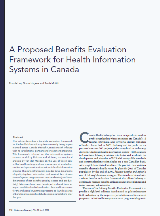 a-proposed-benefits-evaluation-framework-for-health-information-systems